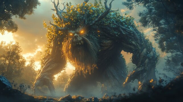 The Treant Colossus: Guardian of the Mystical Forest