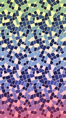 Vibrant mosaic pattern suitable for mobile wallpaper on smartphones