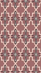 Elegant geometric pattern in warm tones for a stylish mobile wallpaper background