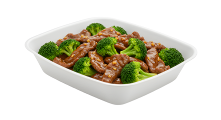 Beef and Broccoli Stir-Fry in Dish, a Delicious and Healthy Meal