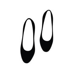 Pointe ballet shoes slippers icon
