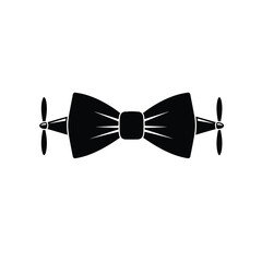 black bow tie