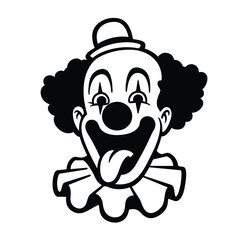 funny cartoon clown
