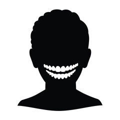 male head silhouette