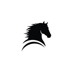 horse silhouette vector