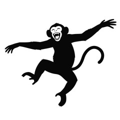 jumping man silhouette