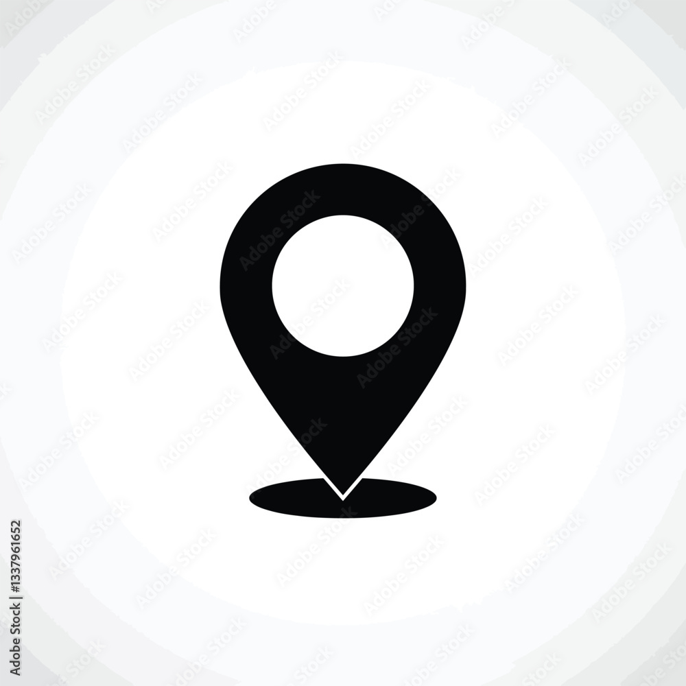 Poster map pointer icon