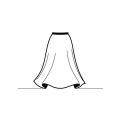 vector illustration of a fashion dress