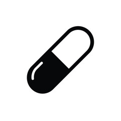 vector illustration of pill