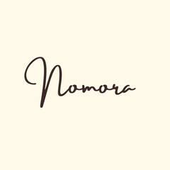 nomara Vector Logo Design 