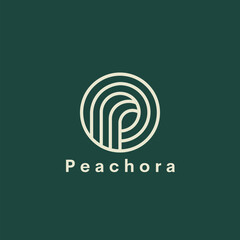 Vector Logo Design Peachora