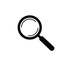 magnifying glass isolated on white