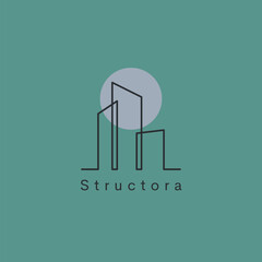Vector Logo Design  Structora