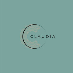 Vector Logo Design Claudia