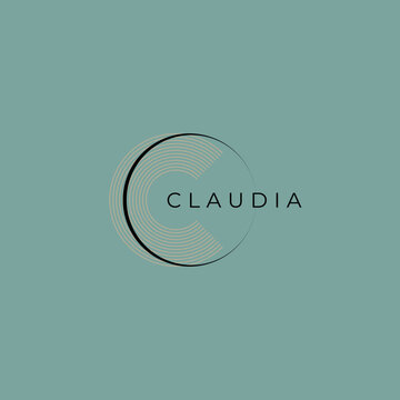 Vector Logo Design Claudia