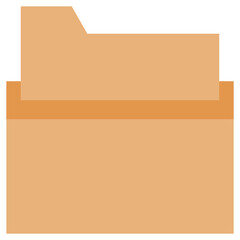 Folder Flat Icon Style Icon, Business and Marketing Flat Icon Style Icon