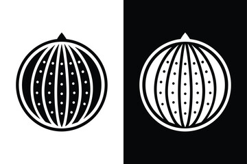 Fresh Watermelon Icon. High-Quality Vector Silhouette for Food & Branding