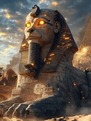 The Enchanted Sphinx: Guardian of Forgotten Secrets