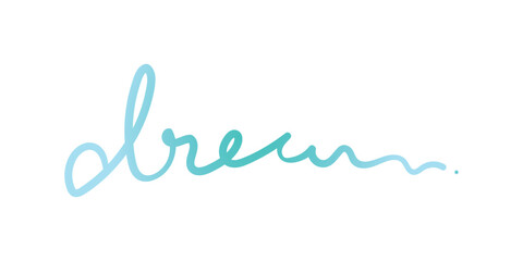 Enchanting elegant serif typography featuring the word 'Dream' in a refined and imaginative design, perfect for inspirational art, dreamy branding, or whimsical prints.