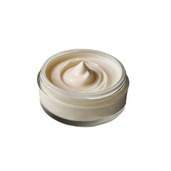 jar of cosmetic cream with transparent background PNG and JPEG image	