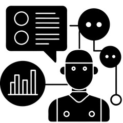 Modern Artificial Intelligence Symbols for Digital and Tech Projects
