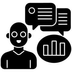 Modern Artificial Intelligence Symbols for Digital and Tech Projects
