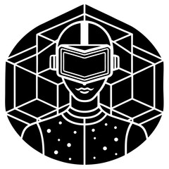 Modern Artificial Intelligence Symbols for Digital and Tech Projects
