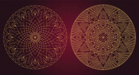 Mandala Pair