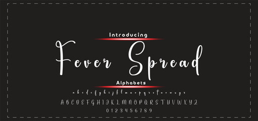 signature Font Calligraphy Logotype Script Brush Font Type Font lettering handwritten