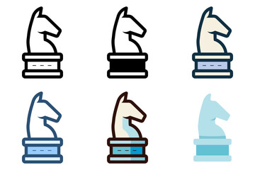 business strategy icon vector illustration