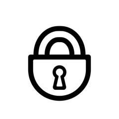 南京錠のアイコンイラスト