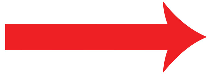 A large black icon with a solid long arrow pointing to the right on a white background