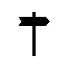 blank wooden signboards set vector silhouette. signboard icon