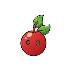 vector illustration of a buffaloberry