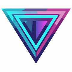 abstract triangle shape