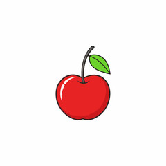acerola barbados  cherry vector illustration