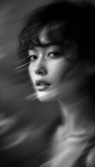 ファンタジーストーリー（モノクロームに刻まれた、一瞬のモノローグ&mdash;静寂の中で紡がれる女性の想い）