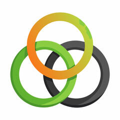 interlocking rings with seamless balance