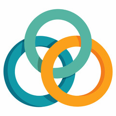 interlocking rings with seamless balance