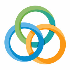 interlocking rings with seamless balance