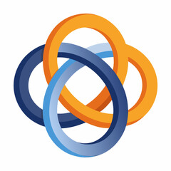 interlocking rings with seamless balance