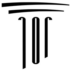 기둥,양식,르네상스,로고,