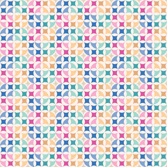 A seamless pattern is a repeating design that can be tiled infinitely without any visible seams or breaks. These patterns are used in textiles, wallpapers.