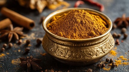 cinnamon sticks and spices