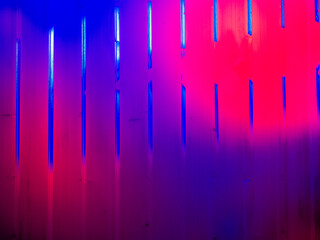 Abstract vivid color photo of corrugated iron metal sheets. Galvanized iron texture pattern for background.