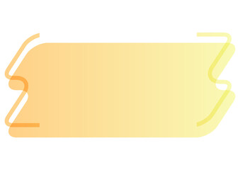 黄色のカラフルな斜め見出しフレーム