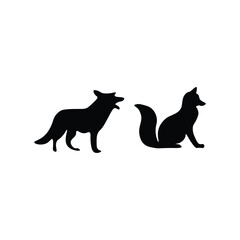 Fox Animals silhouette