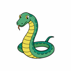 anaconda cartoon vector