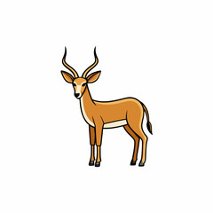 antelope vector illustration