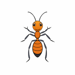 vector illustration of an ant